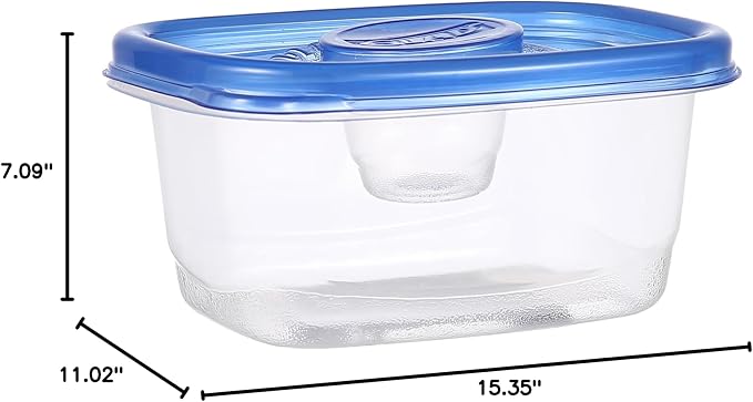 Glad GladWare To-Go Medium Rectangle Snack Containers, 24 Oz, 6-Pk | BPA-free - Image 7