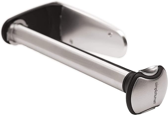 simplehuman Wall Mount Paper Towel Holder, Under-Cabinet or Wall Mounted Rack - Image 4