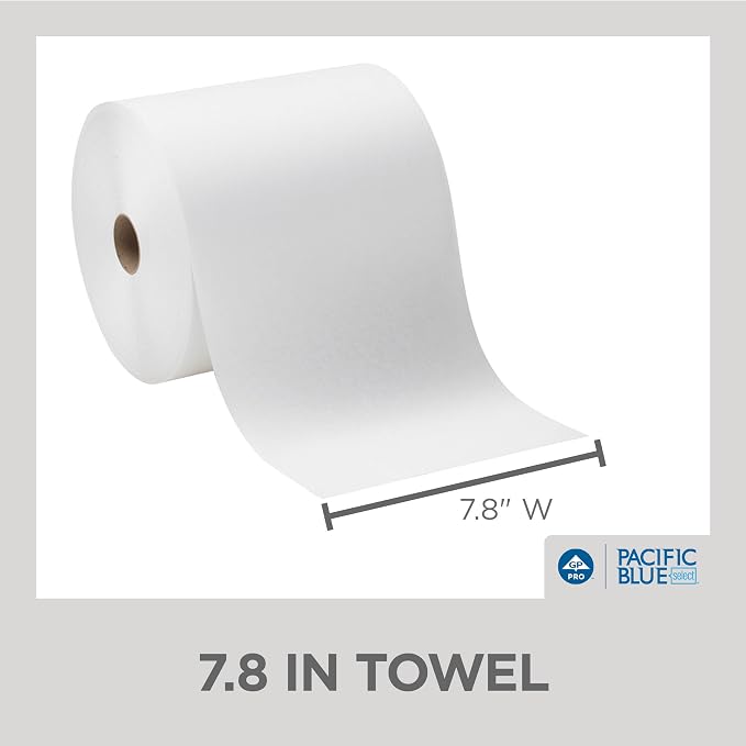Georgia-Pacific Pacific Blue Select 7.875" Recycled Paper Towel Rolls by GP PRO - Image 4