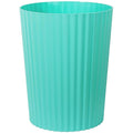 JiatuA Small Bathroom Trash Can Plastic Wastebasket Garbage Can Light Blue | by JiatuA