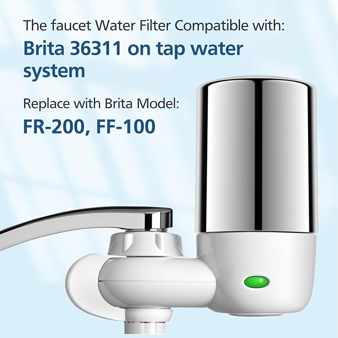2 Pack Faucet Filter Replacement Compatible - Image 2