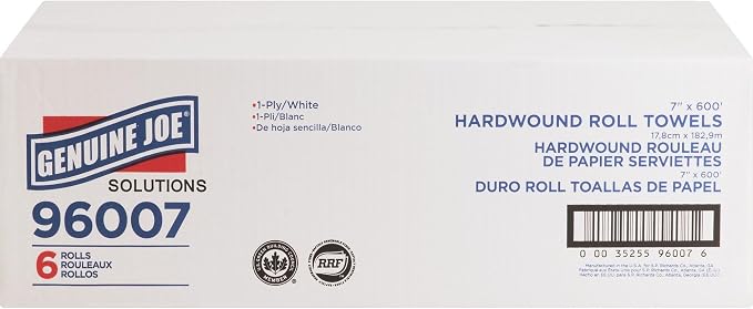Genuine Joe Hardwound Roll Towels - Image 4