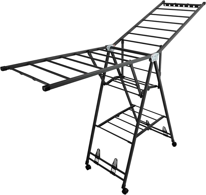 Clothes Rack, 3-Tier Drying Hanger, - Image 7