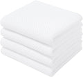 Homaxy 100% Cotton Waffle Weave Kitchen Dish Towels 4-Pack, Ultra Soft by Homaxy