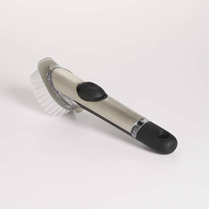 OXO Steel Soap Dispensing Dish Brush, Dish Brush - Image 8