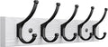 Optish 1 Pack Wooden Coat Rack Wall Mount, 16.1" Rustic Coat Hanger Hooks by Optish