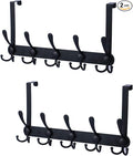 Over The Door Hooks, Coat Rack for Hanging Clothes Hat Towel by ENCOZY