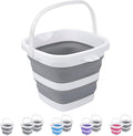 Collapsible Bucket, 5L 1.3Gallon Small Cleaning Mop Buckets by Craftend