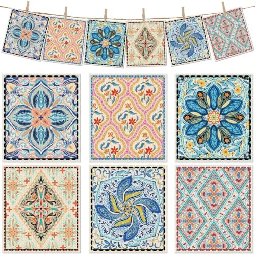 6 Pcs Swedish Paper Cloths for Kitchen, Reusable Paper Towels Washable by Revahope