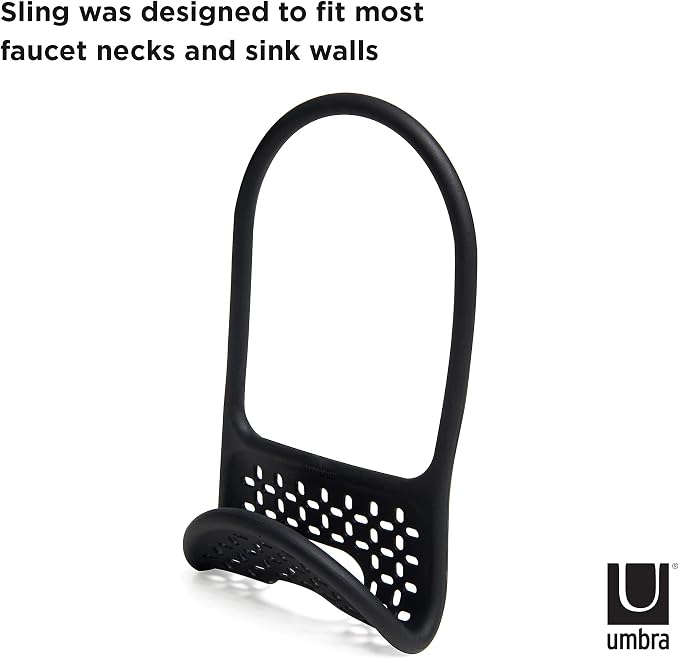 Umbra Sling Flexible Sink Caddy, Elastic Non-Slip Sponge Holder - Image 7
