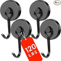 DIYMAG Magnetic Hooks, 120LBS Heavy Duty 4 Pack 2026 Cruise Ship Essentials by DIYMAG
