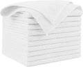 AIDEA White Microfiber Cleaning Cloth 10PK, Cleaning Rags 12×12" | Microfiber by AIDEAHOME