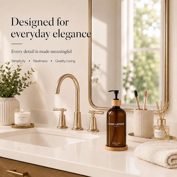 Dish Soap Dispenser, 16OZ Glass Kitchen Soap Dispenser - Image 5