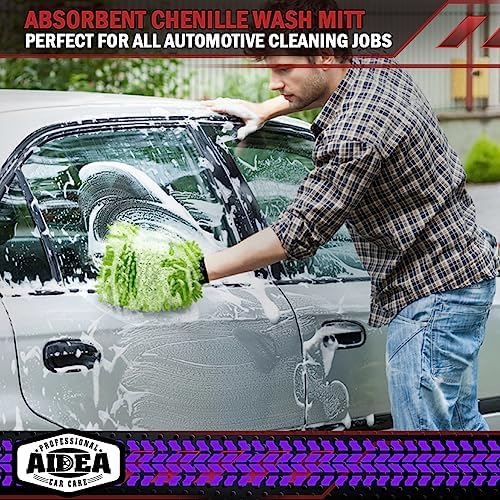 AIDEA Car Wash Mitt Microfiber, Car Wash Brush, 7.12''X10.14'' - Image 6