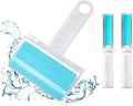 NUOBUT Reusable Sticky Lint Roller 3 Pack, Large & 2 Mini by NUOBUT