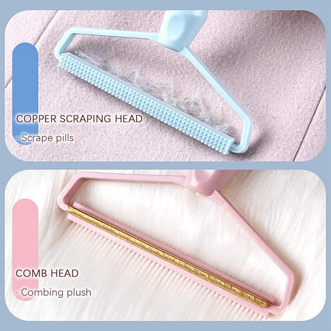 2 Pack Portable Lint Remover, Manual Fabric Shaver, Reusable Pet Hair Remover - Image 7