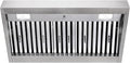 Akicon Range Hood Insert 36 Inch, Ultra Quiet, Powerful Suction Built-in Kitchen Vent Hood, Stainless Steel Ducted Stove Hood with Dimmable LED Lights, 4-Speed 600CFM