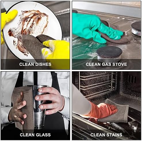 Nialnant 12 Pack Dish Cloths, 100% Cotton Dish Towels - Image 5