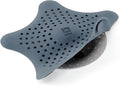 Umbra Starfish Hair Catcher, Suction Cup Drain Cover, Slate Blue | Silicone by Umbra