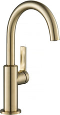 Kraus Oletto Single Handle Kitchen Bar Faucet in Spot Free Antique Champagne by Unknown