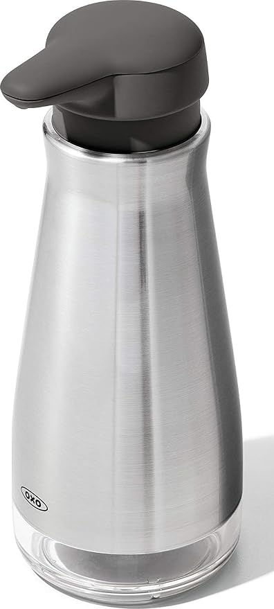 OXO Good Grips Stainless Steel Countertop Soap Dispenser | Refillable Soap by Unknown