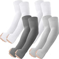 Arm Sleeves with Thumb Hole, Cooling UV Protection Compression Tattoo Cover Up for Men/Women