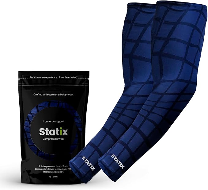 SPRYNG Statix Arm Sleeves for Men and Women Sun Protection Sports Sleeves for Tattoo Cover Gardening & Outdoor Use S to 3XL