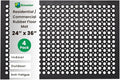 Envelor Anti Fatigue Mat 4 Pack Rubber Floor Mats Door Mat Non Slip Drainage Mat for Entryway, Kitchen, Restaurant, Garage, Heavy Duty Use Doormat, Commercial Floor Mat Industrial 24 x 36 Inches