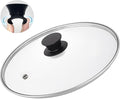Glass Lids, Replacement Tempered Clear Glass Lids with Steam Vent，Covers For pots, pans and skillets，Available in Small and Large Lid 8, 9.5, 10.25, 11, 12, and 12.5 Inch