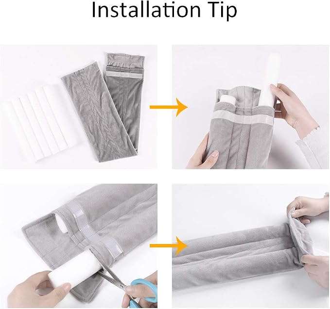 36 Inch Under Door Stopper, Door Noise Blocker | Double Sided Door Stopper - Image 4
