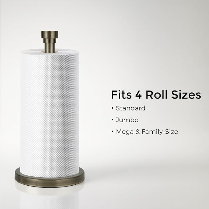 Paper Towel Holder Countertop, Freestanding Paper Towel Stand - Image 5