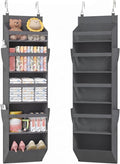 Lifewit 1 Pack Over the Door Organizer, 5 Section Clear Window Hanging Storage by Lifewit