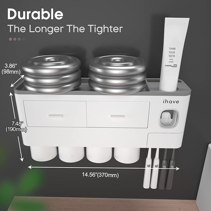 iHave Toothbrush Holders Wall Mounted - Image 4