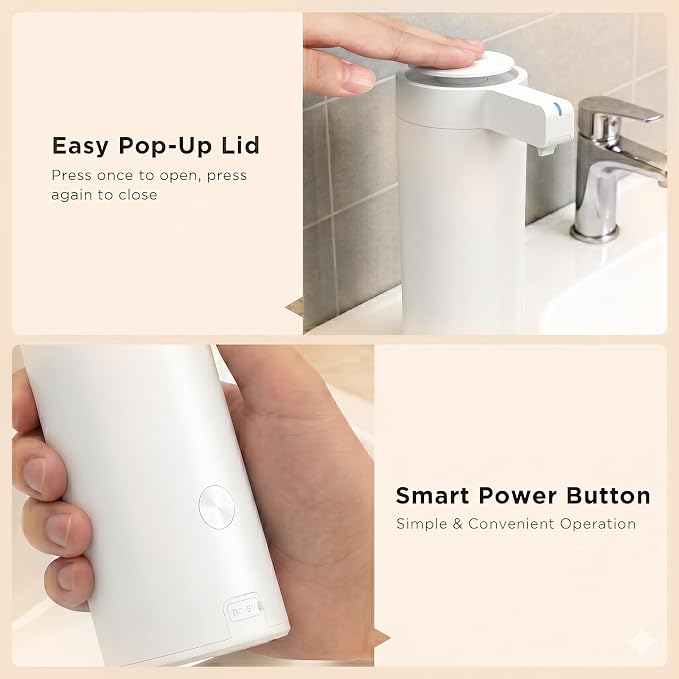Touchless Automatic Soap Dispenser – 3 Adjustable Dispensing Modes, Fast Sensor - Image 4