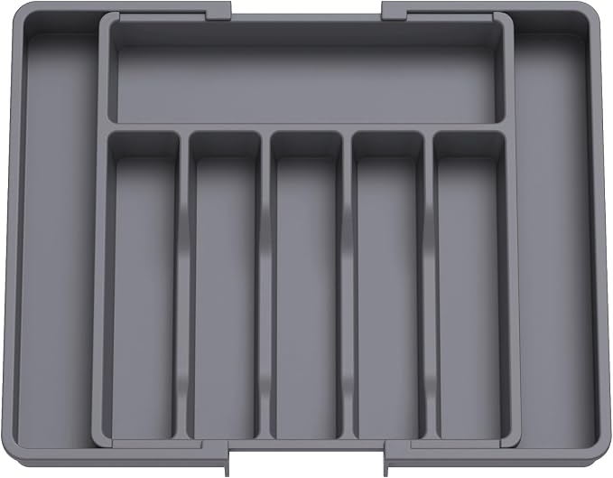 Lifewit Extra Large Silverware Drawer Organizer, Expandable Utensil Tray | BPA by Lifewit