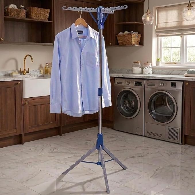 Household Essentials 5009-1 Collapsible Portable Indoor Tripod Clothes Drying - Image 5