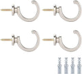 DeSS 4Pack Curtain Holdbacks Curtain Tiebacks Hooks Wall Mounted Curtain Hooks by DeSS