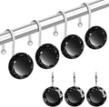 24PCS Shower Curtain Hooks Rings by Yapicoco