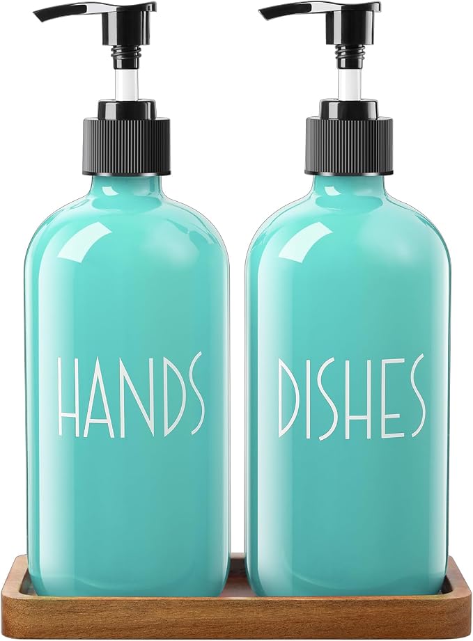 ALELION Turquoise Dish Soap Dispenser by ALELION