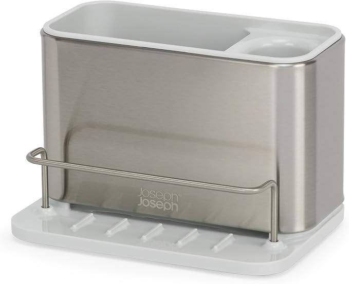 Joseph Joseph Surface Stainless Steel Caddy Sink Area Organizer and Sponge - Image 2