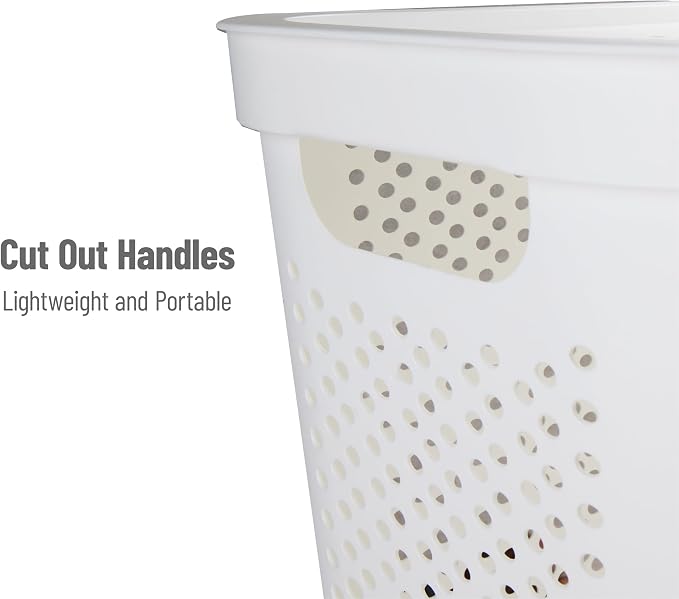 Mind Reader Slim Laundry Hamper - Image 4