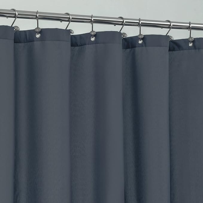 ALYVIA SPRING Stall Waterproof Shower Curtain or Liner Stone Blue by ALYVIASPRING