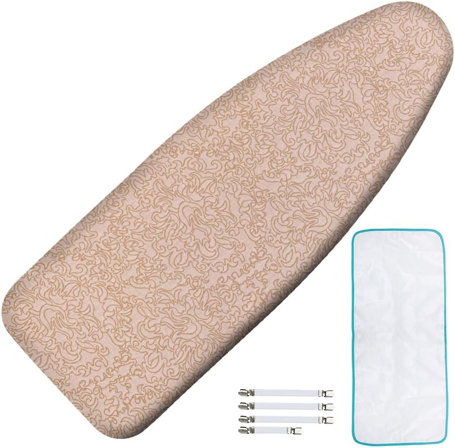 Ironing Board Cover and Pad, Extra Wide 18x49, Extra Thick by Dalykate
