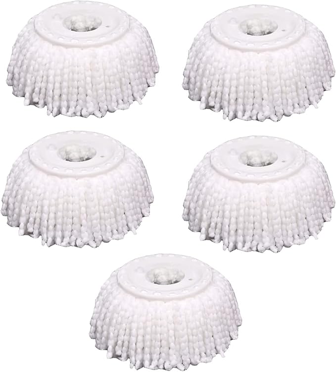 5 PCS Microfiber Replacement Mop Head Spin Mop Head Replacement 5-Pack by YWSHF