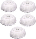 5 PCS Microfiber Replacement Mop Head Spin Mop Head Replacement 5-Pack by YWSHF