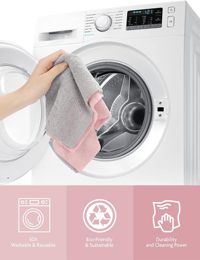 Fantasticlean Microfiber Cleaning Cloth Roll- 90 Sheets, Tear-away Microfiber - Image 8