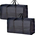 Extra Large Moving Bags with Strong Zippers & Carrying Handles, Storage Bags by Vioetry