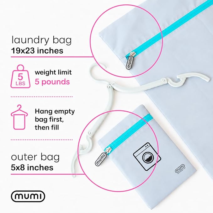 MUMI Smell-Proof Travel Laundry Bag - Image 6
