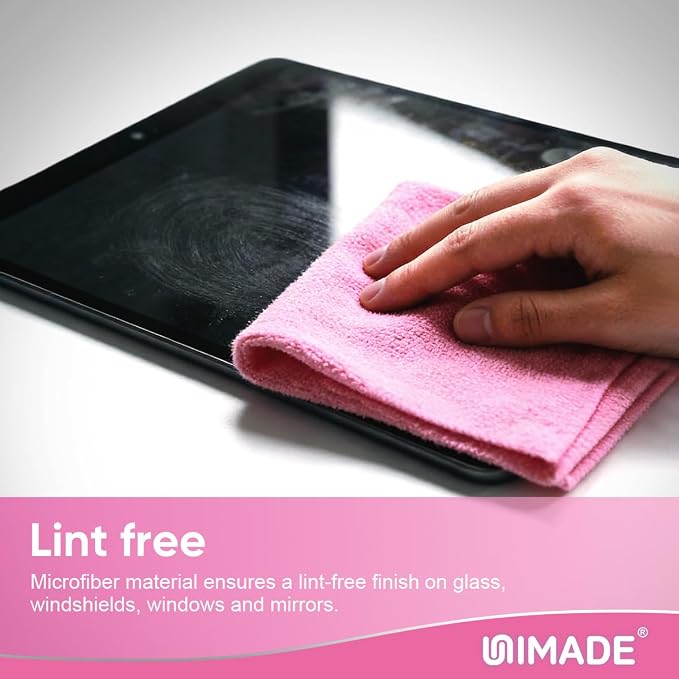 UNIMADE Microfiber Cleaning Cloth, 100 Sheets Microfiber Towels - Image 5