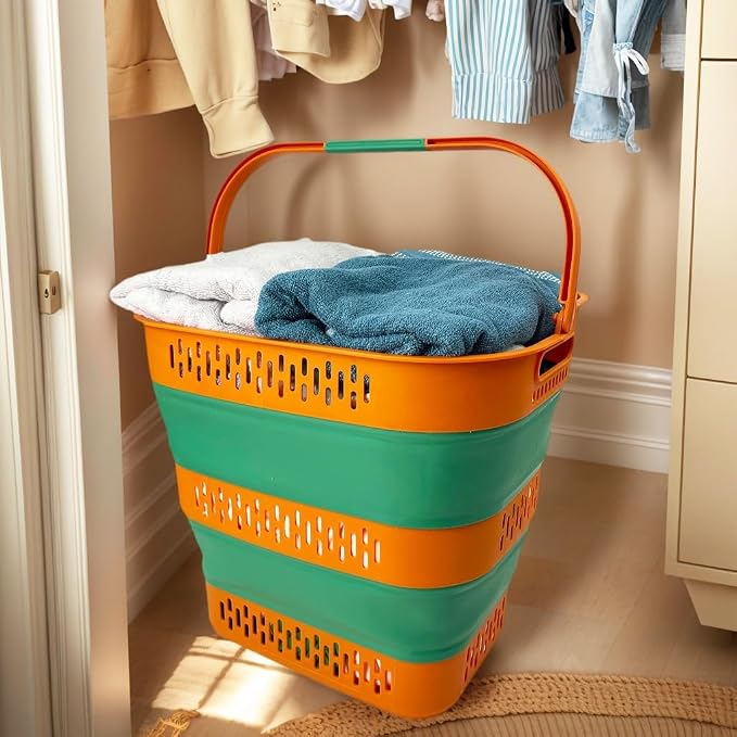 SAMMART 38L Collapsible Laundry Basket - Image 6